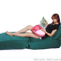 Gối lười hạt xốp Sofa kiêm giường GL118 (Chất liệu vải nhung lạnh hàn quốc)